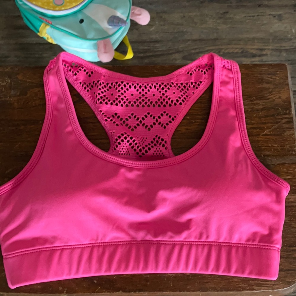 Zyia Pink Bomber bra size small